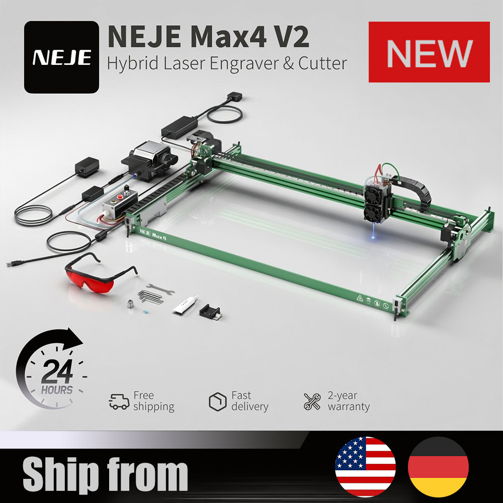 Industrial Grade Laser Cutter - NEJE Max4 V2 E80 80W Laser