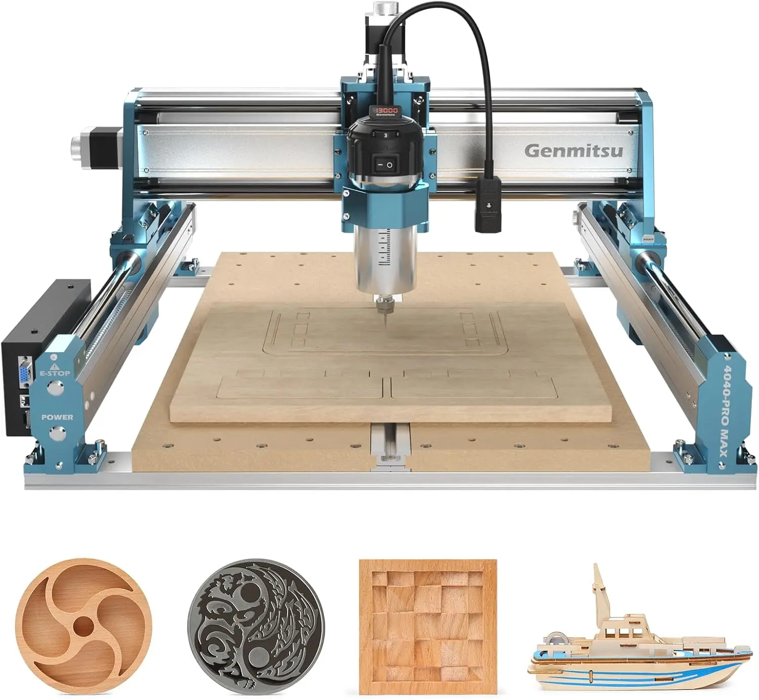 Cnc Milling Machine - SainSmart Genmitsu 4040-PRO MAX CNC Router,