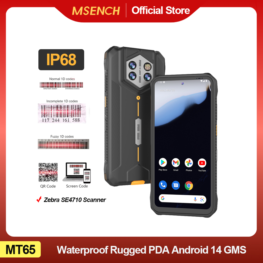Waterproof Rugged PDA Android  - Industrial Laser Light review and price