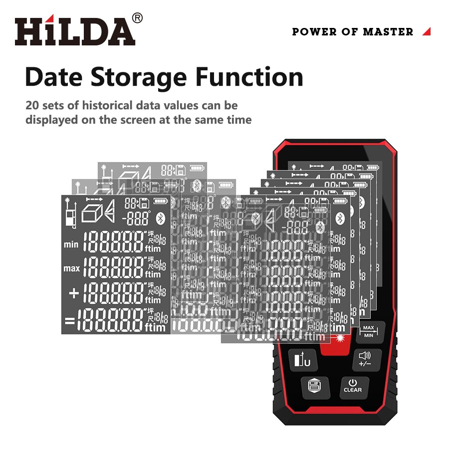 HILDA Laser Distance 50M/100M/ - Industrial Laser Rangefinder review and price