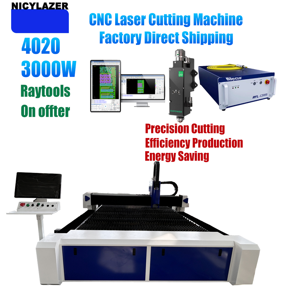 NICYLAZER CNC 3000W 4020 Fiber - Industrial Fiber Laser Cutting Machine review and price