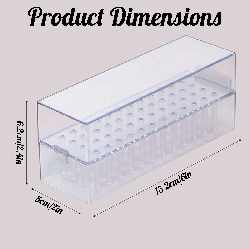 48 Holes Clear Nail Drill Bits - Acrylic Cutting Machine review and price