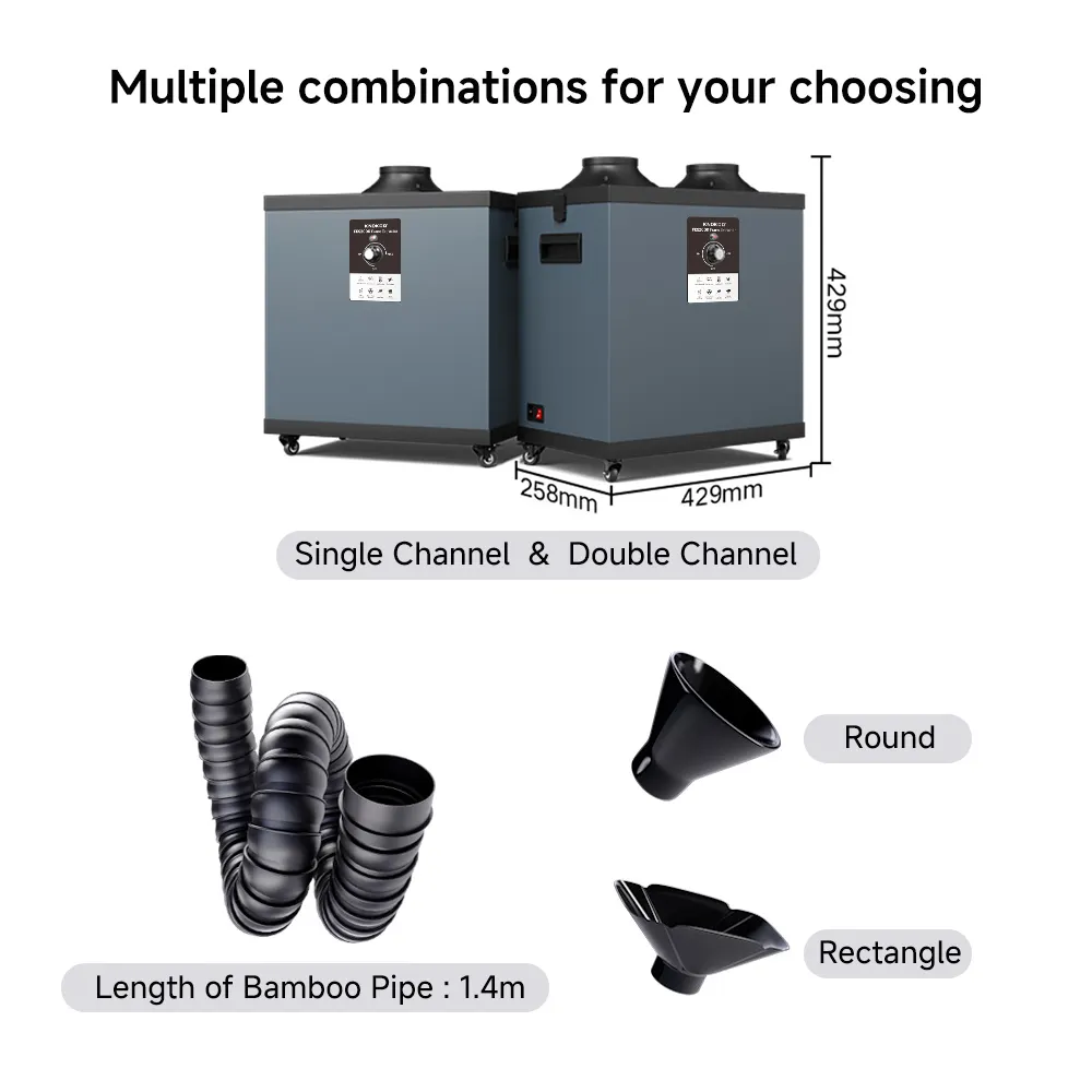 KNOKOO 200W Industrial Dust Fi - Fume Extractor Laser review and price