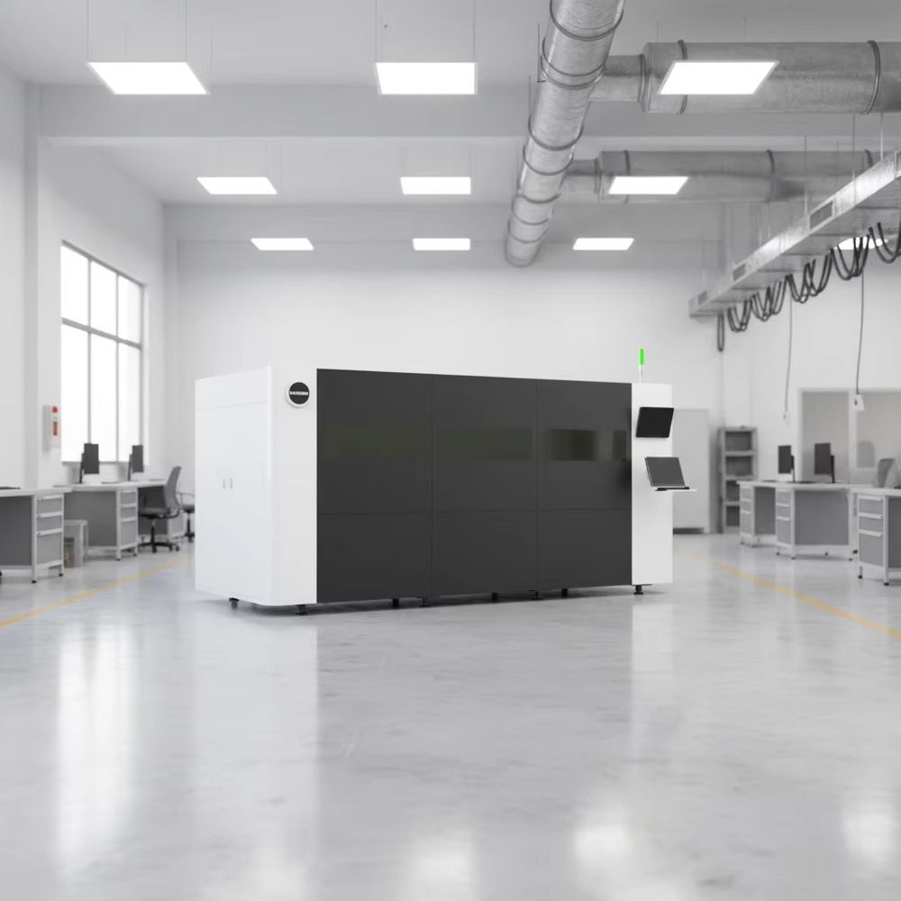 3000W CNC Full Cover Single-pl - Industrial Fiber Laser Cutting Machine review and price