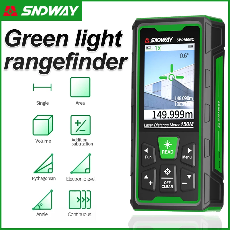 Green Laser Distance Meter Dig - Industrial Laser Rangefinder review and price