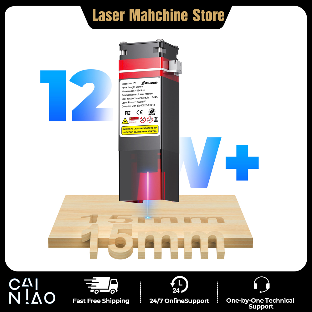 ELIDOR Z6 6W/12W Laser Module  - Industrial Laser Cutting Machine review and price